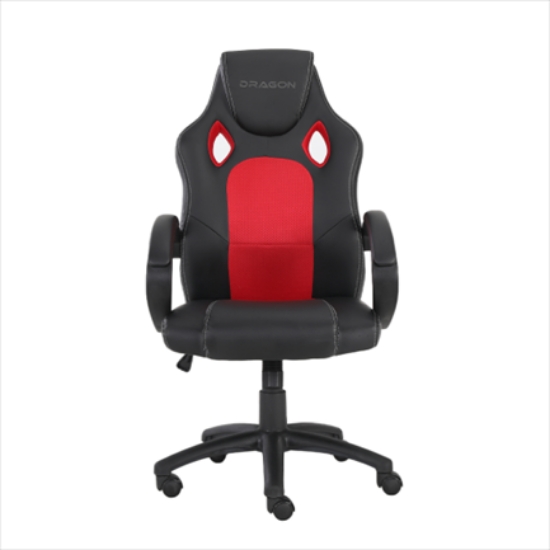 Imagen de Silla Gamer Ergonómica Modelo Shenron Color Negro-Rojo